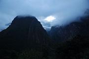 brzy ráno cestou na Machu Picchu